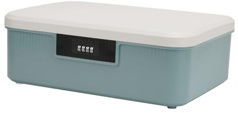 Boîte de Rangement avec Serrure à Combinaison 16 L pour Documents, Fichiers et Objets de Bureau, Grande Capacité pour Maison, Bureau, Télétravail