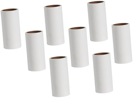 POPETPOP 8pcs Hair Sticky Roll Paper Dust Removal Roller Paper Clothes Hair Remover Adhesive for Home Cleaning