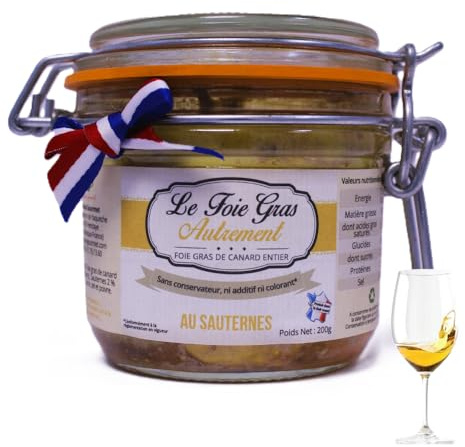 Ganze Enten-Foie-Gras mit Sauternes 200 g – Relais Gourmet | Französische Feinkost – Verschiedene Größen