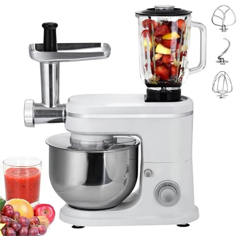 WOTZOV Licuadora, batidora y Cocina: picadora de Carne y extractora de jugos para patés, Bebidas, Carnes y Verduras.