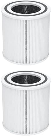2 Piezas Purificador de Aire Purificador de Aire de filtración de filtración Piezas de Filtro HEPA para hogar