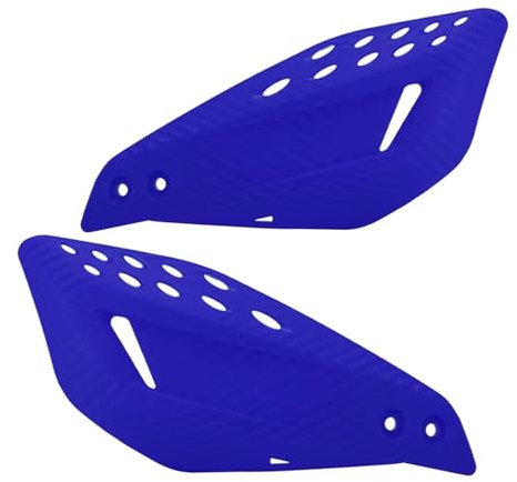 DZNEFYUP Equipaggiamento Protettivo Universale Moto Dirt Pit Bike Moto Paramani Protector Scudo per Moto Antivento Paramani per motociclette(Blu)