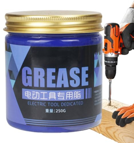 Grasa Multiusos,Grasa 250 G | Lubricantes Anticorrosivos para Automóviles para Cojinetes de Ruedas Componentes Mecánicos Industriales Taladros Amoladoras Sitios de Construcción
