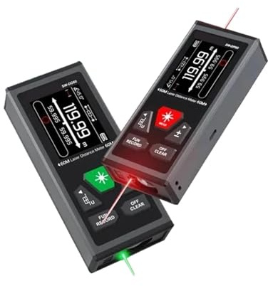 Télémètre laser/r bidirectionnel série SW-DR/DG, télémètre laser/r rouge/vert, mini télémètre numérique 60 m/100 m(SW-DG100)