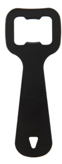 Koala Abrebotellas Plano Profesional – Abridor de Botellas de Acero Inoxidable para Cerveza y Refrescos, Resistente y Ergonómico, Apto para Hostelería y Hogar. Color Negro