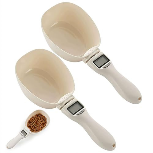 Electronic Measuring Spoon with Conversion, Adjustable Digital Food Measuring Scoop Scale, Electric Spoons for Cooking 800g / 0.1g High Precision with LCD Screen, Kitchen Baking Gadgets