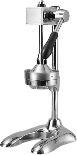 Exprimidor Manual de Acero Inoxidable de Seguridad Profesional, Exprimidor de Naranja Sin Esfuerzo, Lavable(Silver)