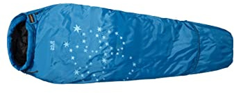 Jack Wolfskin Grow Up Star Barnsovsäck, 150 x 70 x 70 cm, Elektrisk Blå