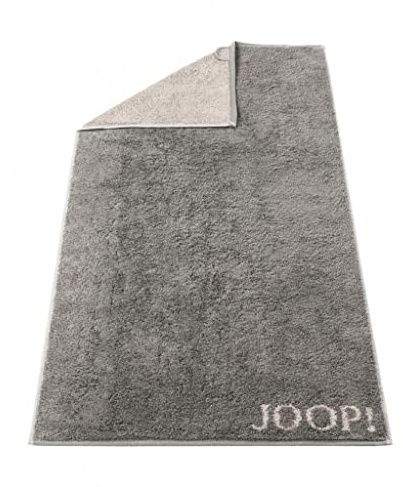 JOOP! Doubleface Badematte 50x80 cm, Farbe Graphit/Sand | weich
