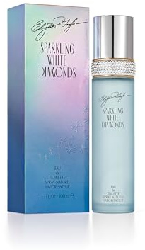 Elizabeth Taylor Women's Perfume, Sparkling White Diamonds, Eau De Toilette EDT Spray, 3.3 Fl Oz