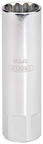 Draper Tools 22272 - Chiave per candela di accensione, Filettatura da 8 mm (presa da 14 mm), Cromo