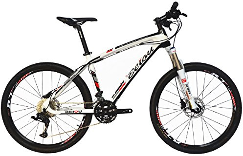 BEIOU® Carbon Fiber Mountain Bike Hardtail VTT LTWOO 30 Speed 26 13 kg Professional Externe Routage de câble Toray T700 CB083