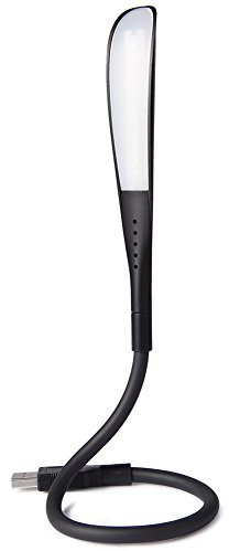 LEDGLE Lampe USB Dimmable Lampe de Lecture avec 3 Niveaux de Luminosité et Interrupteur Tactile pour Ordinateur Portable/PC