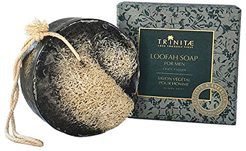 Trinitae Duschseife würzige Mischung Luffa Seife für den Mann