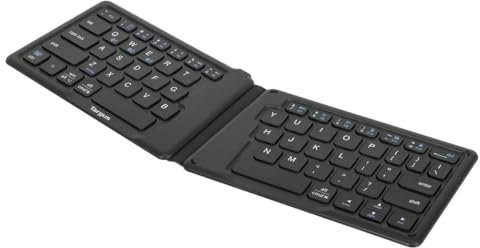 Targus Folding Ergonomic Keyboard Bluetooth Wireless Connection for Laptop, Tablet, Smartphone Antimicrobial (UK)