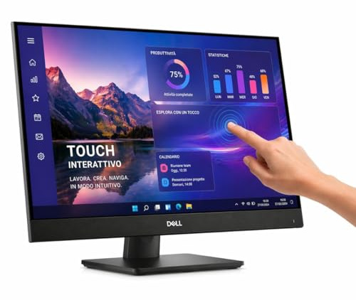 Dell Optiplex 7470 All-in-One Touch 23.8 Full HD |CPU i5-8500 | 16GB RAM | SSD 256GB NVMe | WiFi | Webcam Pop-Up | Windows 11 Pro | PC Desktop (Ricondizionato)