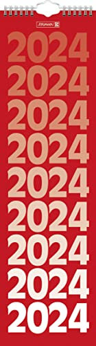 BRUNNEN Wochenkalender 2024 1 Seite = 1 Woche 13 x 45 cm weiß