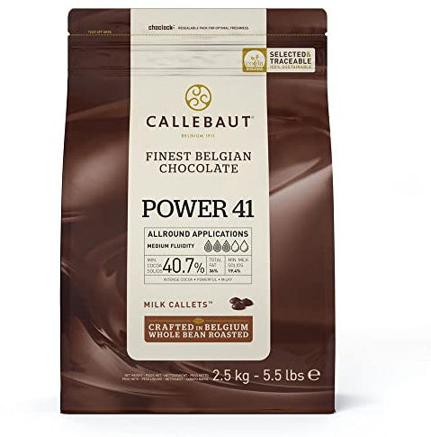 Callebaut Milk Couverture Power 41 Chocolate 2.5kg