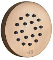 Gessi Cono, doccia laterale fissa, rotonda, a parete, 1 getto, 32971, Colorazione: Rame spazzolato PVD