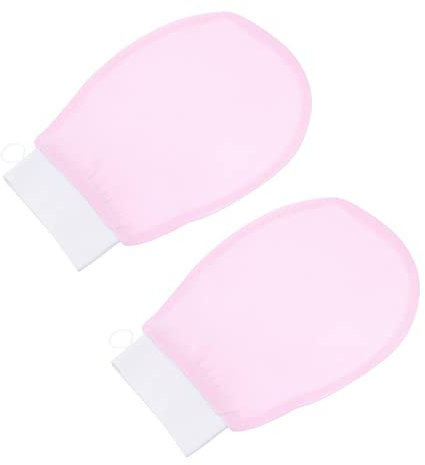 Angoily 3paare Peeling-bad-handschuhe Exfolierende Duschhandschuhe Für Glatte Hautoberfläche Für Sauna Und Körperpflege