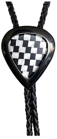 EILJSF Titanstahl Black Series Rock Punk Gitarrenplektrum Krawattenanhänger Plektrum für Liebhaber von Ukulele und E-Bass