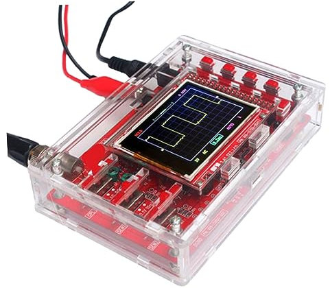 SOLUSTRE Handheld Digitaloszilloskop Selbstgemacht Kit 2,4 Zoll Tft Arm Cortex Stm32f103c8 Mit Acrylgehäuse Wellenformanzeige Einstellbarer Trigger Für Heimwerken
