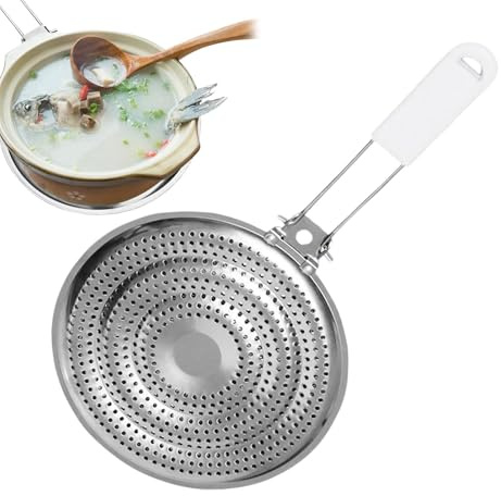 Diffuseur de chaleur en acier inoxydable pour cuisinière, diffuseur de chaleur pour cuisinière électrique - de cuisson multifonction en acier inoxydable - Appareil de cuisine résistant à