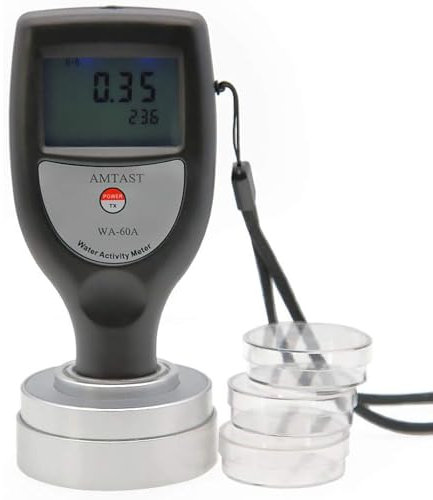 YANDDEA Wasser-Aktivitätsmessgerät mit Bluetooth-Funktion für PC Smart Food Water Activity Meter WA-60AB