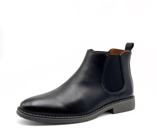 Finishing & Sewing Botas Chelsea para hombre, estilo informal, informales