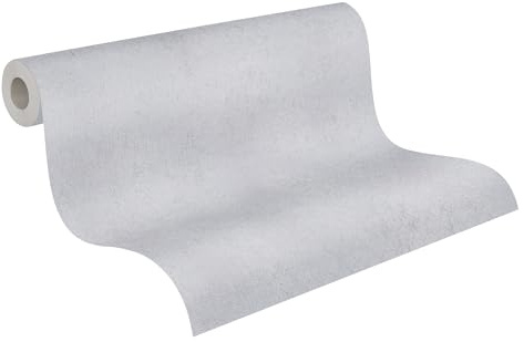 livingwalls Ornament-Vliestapete – Grau, Silber, Metallic – 10,05 x 0,53 m | Edles Ornament-Muster als eleganter Blickfang – schimmernde Mustertapete, einfach zu verkleben & spurlos abziehbar