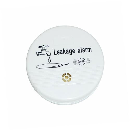 ARTIBETTER Détecteur De Fuite Haute Sensibilité Compatible avec Alarme De Fuite d'eau Alarme Sonore De 85 Détecteur De Fuite pour Cuisine Salle De Bain sous-Sol Pas Besoin De Piles