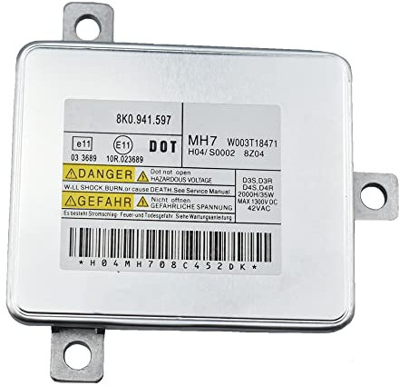 Ballast Xenon Phare lampe HID Ballast adapté à l'utilisation for Audi A3 2008-2013 A4 2007-2011 adapté à l'utilisation for VW 8K0941597 8K0941597C 2048703226 Xenon Hid Ballast Phare Control