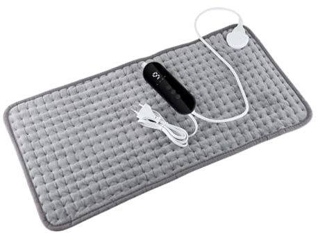 Anneome Almohadilla Calefactora Eléctrica Ajustable Para Alivio Lumbar y Muscular, Función Lavable De Calor Personalizable