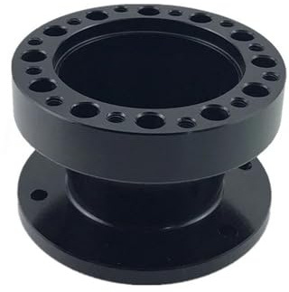 Ejes De Volante De Coche Para MOMO Para OMP CSL 2018 51 Mm Adaptador Del Separador Del Volante Del Centro Del Jefe Del Kit De Aluminio Autopartes(Black)