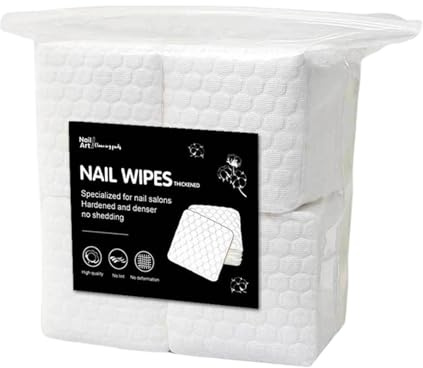 Almohadillas de algodón para uñas, algodón no tejido, súper absorbente, toallitas para esmalte de uñas, para mujeres, manicura, salón de belleza