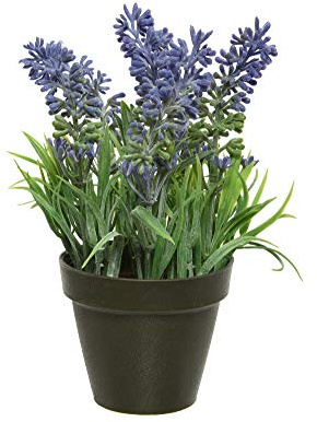 Kaemingk 804106 Kunstblume Lavendel im Topf 16 cm Kunstplanze violett - künstliche Lavendel Blume