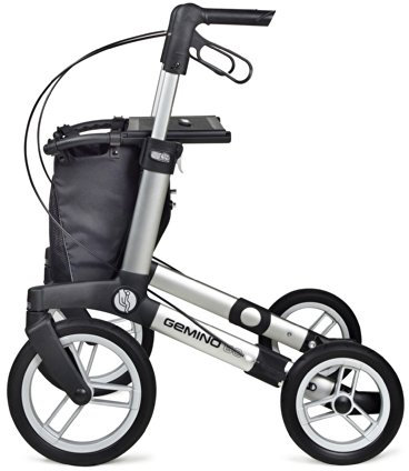 Sunrise Medical Gemino 60 M Leichtgewichtrollator - Rollator - Aluminium - Titanium - Erwachsener
