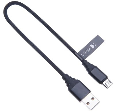 Micro USB Cable Quick Charge Nylon Braided Charger Compatible with KitSound Hive 2 / Bose SoundLink Mini / SoundLink Colour, GOJI GBTB14, AVES Aqua, EasyAcc Mini / EasyAcc Energy Cube (0.25m / 0.8ft)