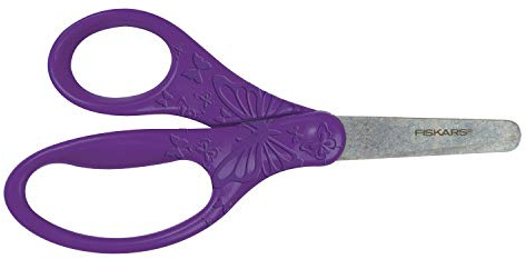 Fiskars Kinderschere, Ab 6 Jahren, Länge 12 cm, Für Rechts- und Linkshänder