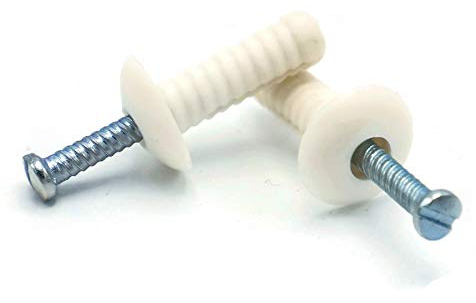 Nylon Hammer Drive Pin Nail in Masonry Concrete Anchors Zinc Nail 1/4 x 3/4 Qty 250