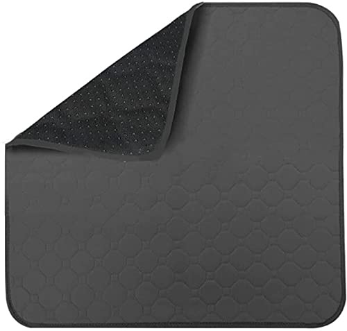 Coussin d'Incontinence Absorbant Lavable Alèse de Lit Imperméable Matelas à Langer Adulte Coussin de Siège Réutilisable Tapis de Canapé pour Chien Chat Tapis de Protection pour Personne Agée, Enfant