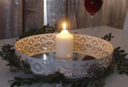 Marco Paul Navidad iglesia pilar vela 25 horas tiempo de combustión H8 cm marfil velas de iluminación vela luz larga duración decoración festiva boda fiesta Navidad fiesta fiesta Navidad