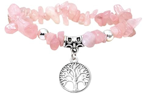 MILAKOO braccialetto scheggia pietre preziose braccialetto donne albero della vita braccialetto donne 7 chakra braccialetto pietre curative