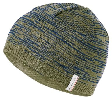 VAUDE Unisex Kinder Kids Cotton Beanie-Mütze, Dark Sea/avocado, L EU