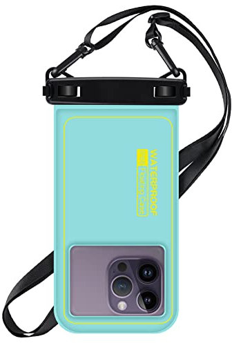 MR.LUYU Custodia Impermeabile Smartphone, IPX8 Galleggiante Cover Cellulare Subacquea Custodia Subacquea per iPhone 15 Pro Max 14 Pro 13 12 11 Samsung Galaxy S24 S23 Xiaomi Redmi Huawei Fino a 6,7