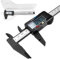 Fousenuk Calibre Digital, Pie de Rey 150 mm / 6 Fibra de Carbono con Pantalla LCD y Batería de Respaldo, Herramienta de Medición de Calibrador para Mediciones Externas, Internas, Profundidad
