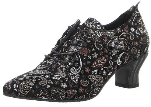 Simen 6782A svart brun snörpumps svart brun svart brun svart brun, SVART BRUN, 37 EU
