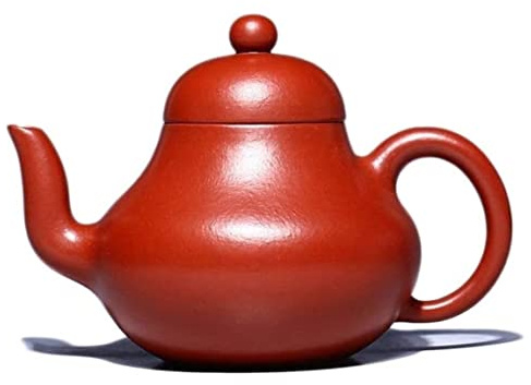 TOTIKI Teiera Teiera da 6oz/0,18L Fatta a Mano Originale Min Tea Pot Purple Clay Teiera in Stile Giapponese Home Teiera in Ghisa