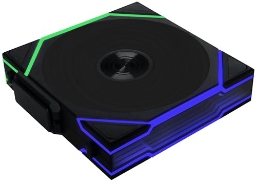 Lian Li UNI fan TL Wireless PC 120mm RGB Gaming Fan - White | PWM - 26 ARGB LEDs - Up to 2,600 RPM - Daisy Chain - High Airflow - Low Vibration - Silent - Infinity Mirror