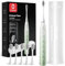 Oclean spazzolino elettrico sonico Flow Gift Set, Ricarica ogni 180 giorni, 5 Modalità, Impermeabile IPX7, Timer da 2 minuti, 6 Testine DuPont™, Custodia da viaggio, Verde